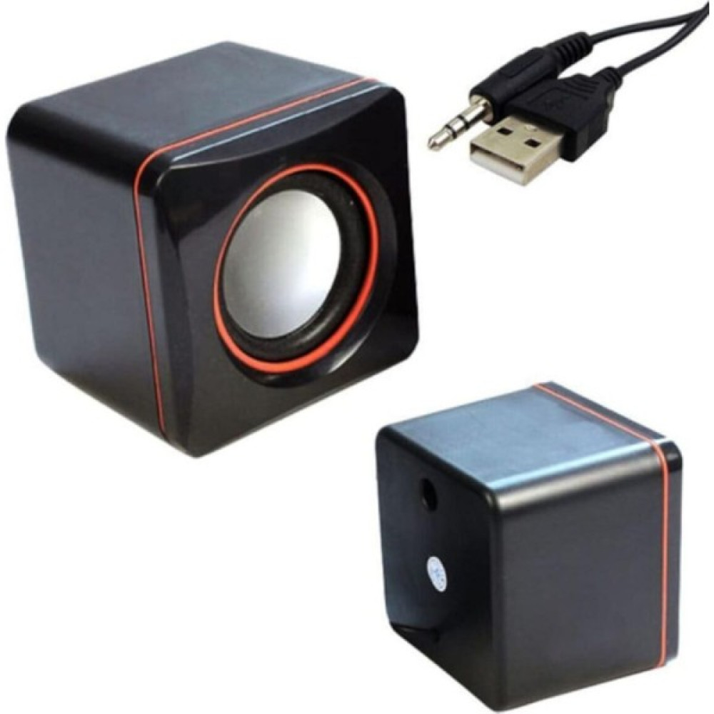 Ata Elektronik Kablolu 2.0 Mini USB Hoparlör Bilgisayar Laptop Speaker Ses Sistemi - Siyah Bilgisayar Speaker Fiyatı