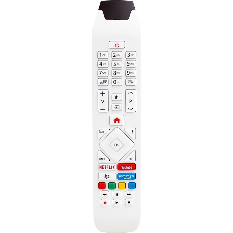 Ata Elektronik Vestel Rc 43140 H0297A Netflıx-Youtube Vestel Netflıx-Mor Tuşlu Yeni Üstü Camlı-Hıtachı Rc 49141 LED Tv Kumanda Orjinal - Beyaz TV Aksesuarları Fiyatı