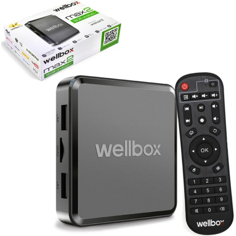Ata Elektronik Wellbox android 12 Ultra Hd Android Tv 4k Box Hafıza Tivi Baks Tv Keyfi 2gb Ram | 16GB Hafıza iptv UYUMLU Ev Sinema Receiverları Fiyatı