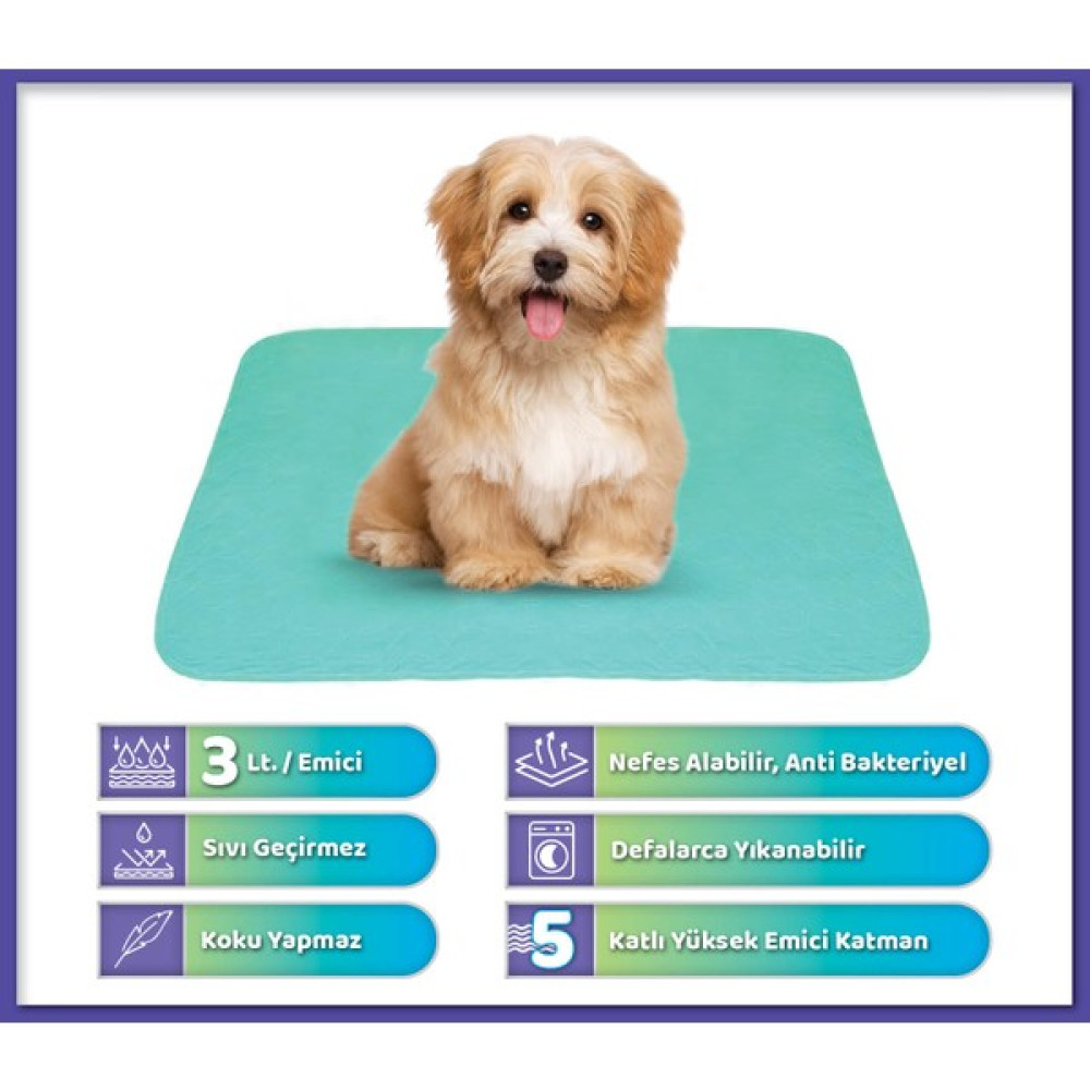 Ata Exclusive Fabrics 5 Katlı Kapitoneli, Yıkanabilir, Sıvı Geçirmez Köpek Çiş Pedi (85X90 Cm) Evcil Hayvan Ürünleri Fiyatı