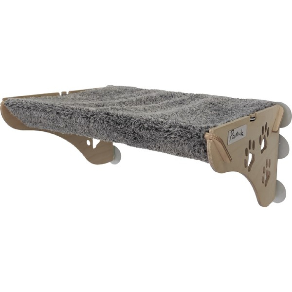 Ata Home Cama Asılan Yapışan Ahşap Kedi Yatağı Vantuzlu - Açık Gri - 0 - 13 kg Evcil Hayvan Ürünleri Fiyatı