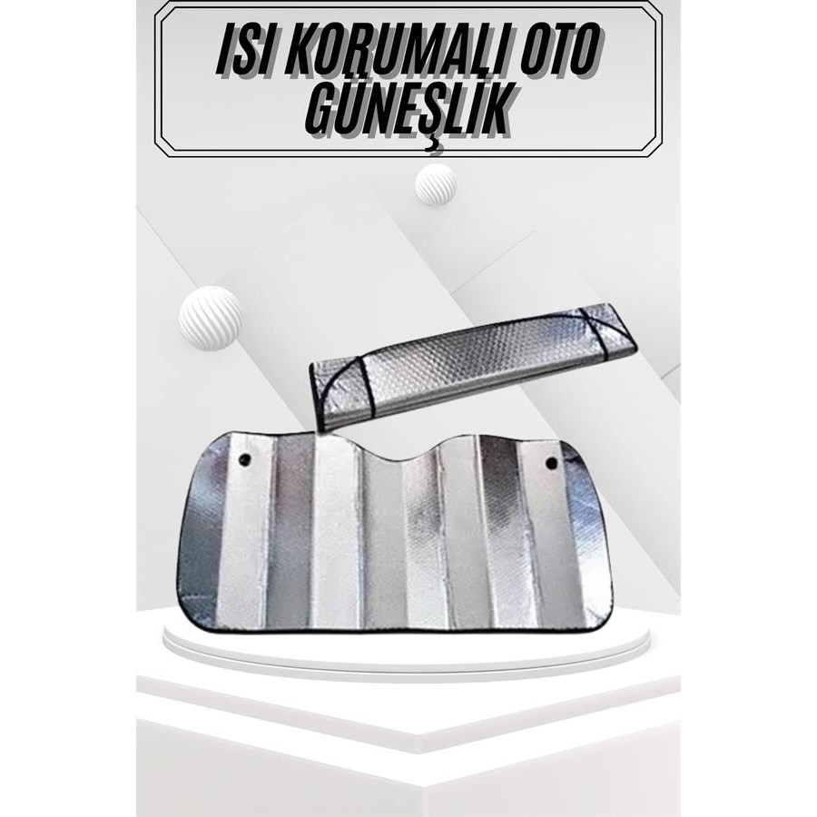 Ata Store Güneşlik Koruyucu Perde Metalize Oto Araç Araba Güneşliği Ön Cam Güneşliği - Lisinya - standart - Çok Renkli Diğer Fiyatı