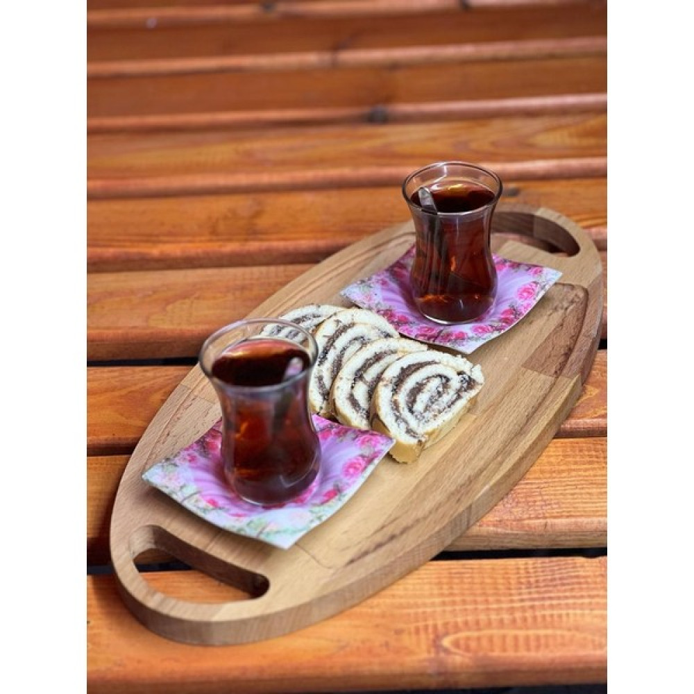Ata Wood Sunum Tepsisi ,kahvaltı Tabağı, Kahvaltı Sunum, Kayın Ağacı Sunum , Doğal Ahşap, Kahve Sunum, Tepsi Servis Tepsisi Fiyatı