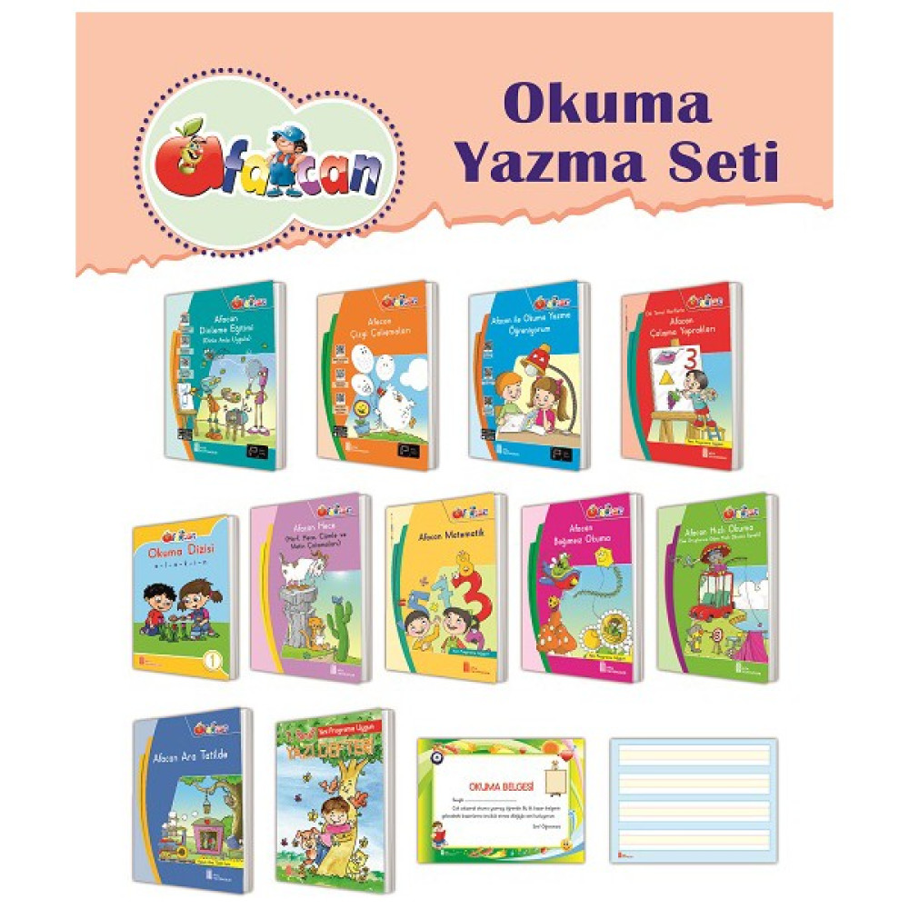 Ata Yayıncılık 1. Sınıf Afacan Okuma Yazma Seti (2023-2024 Yeni Basım) Tüm Dersler Fiyatı