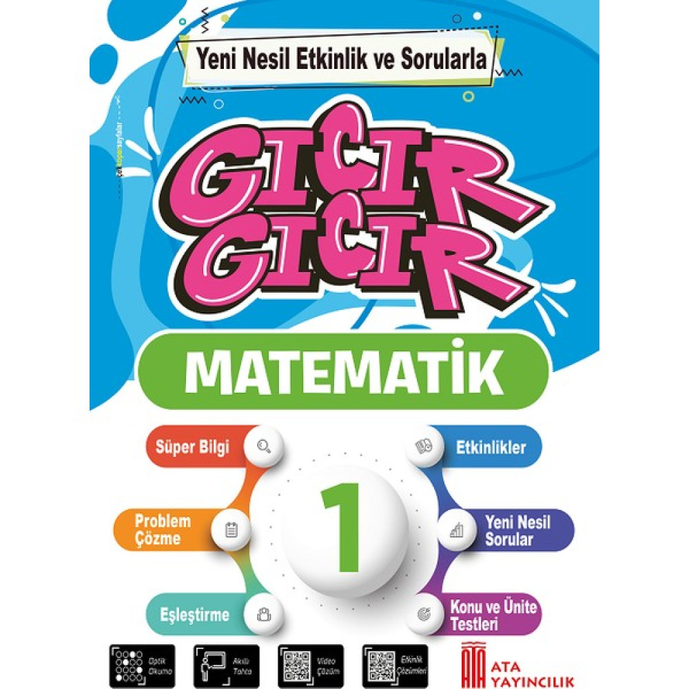 Ata Yayıncılık 1. Sınıf Gıcır Gıcır Matematik Kaynak Kitapları Fiyatı
