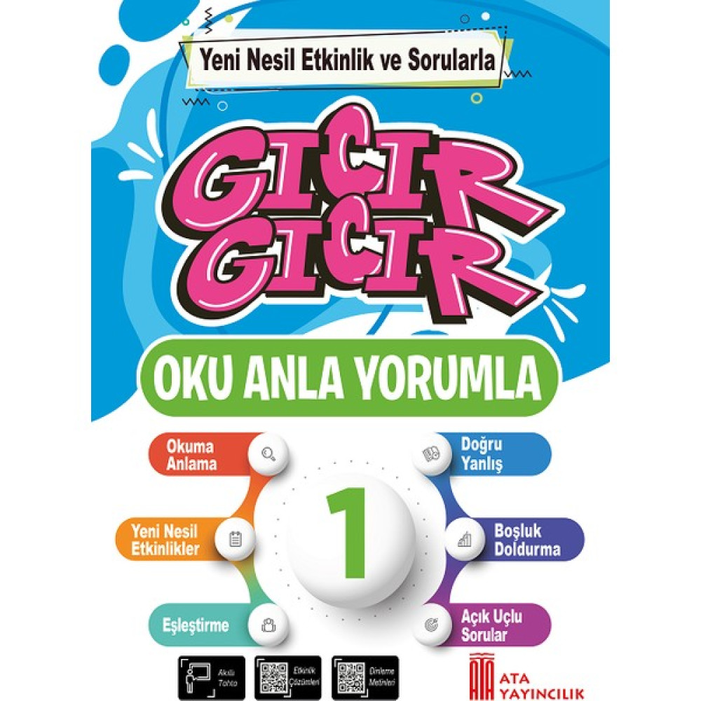 Ata Yayıncılık 1. Sınıf Gıcır Gıcır Oku Anla Yorumla Kaynak Kitapları Fiyatı