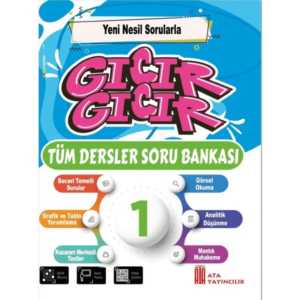 Ata Yayıncılık 1. Sınıf Gıcır Gıcır Tüm Dersler Soru Bankası Tüm Dersler Fiyatı