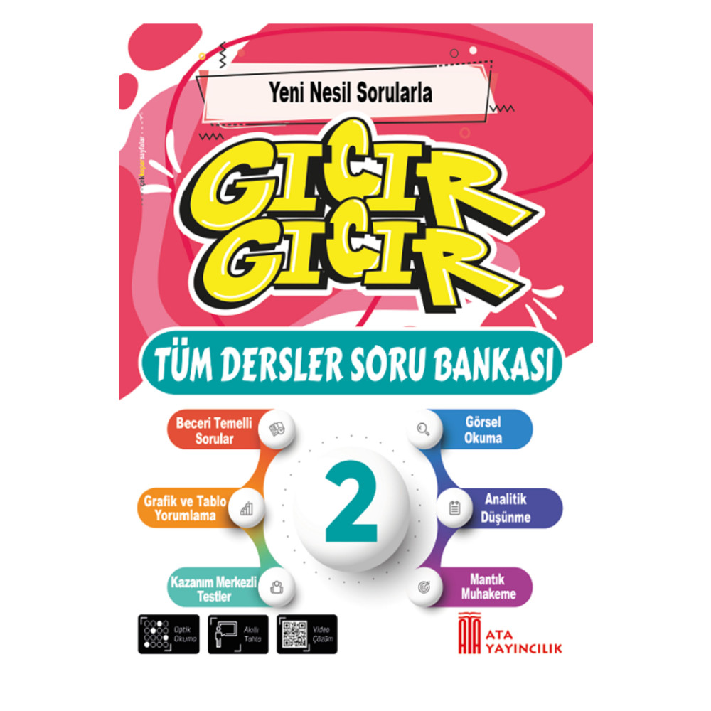 Ata Yayıncılık 2. Sınıf Gıcır Gıcır Tüm Dersler Soru Bankası Yardımcı Kitaplar Fiyatı