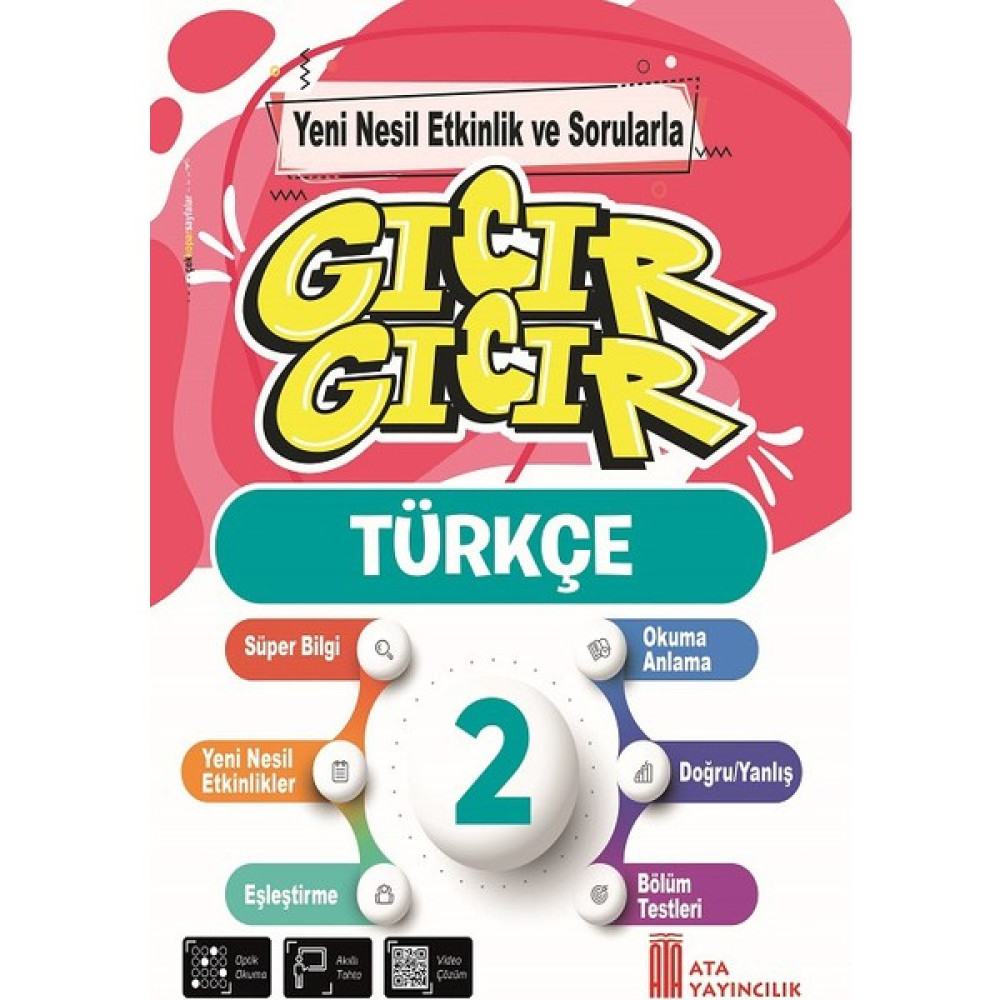 Ata Yayıncılık 2. Sınıf Gıcır Gıcır Türkçe Kaynak Kitapları Fiyatı