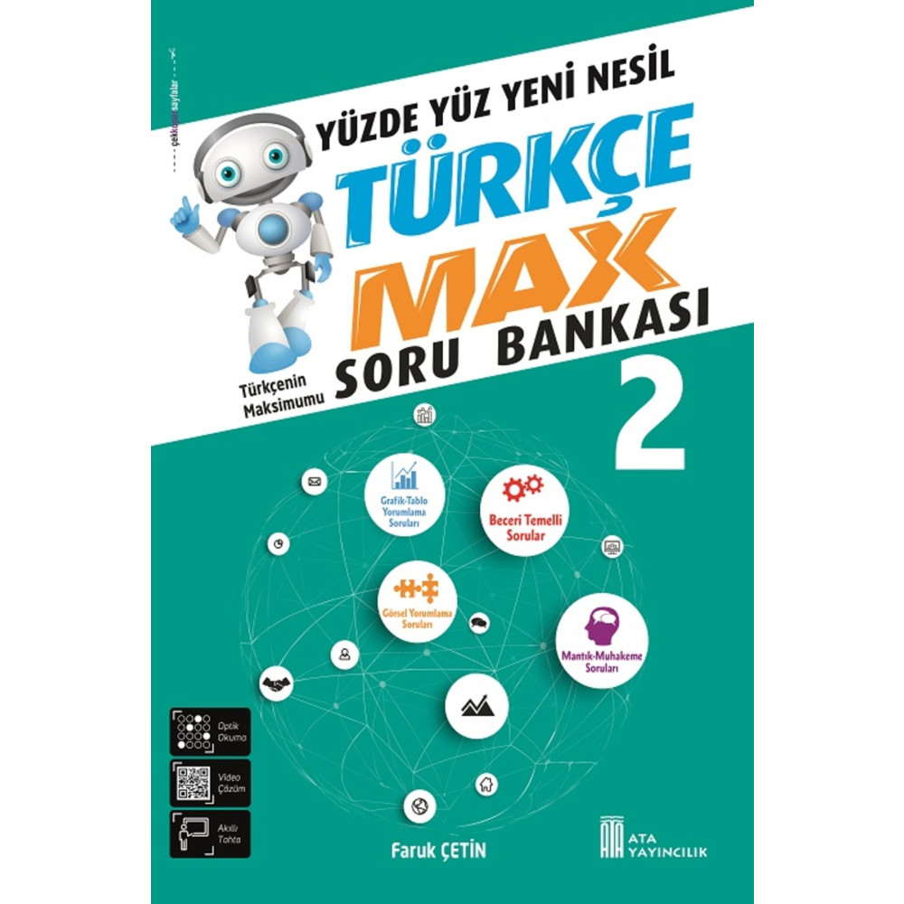 Ata Yayıncılık 2. Sınıf Türkçe Max Soru Bankası Yardımcı Kitaplar Fiyatı