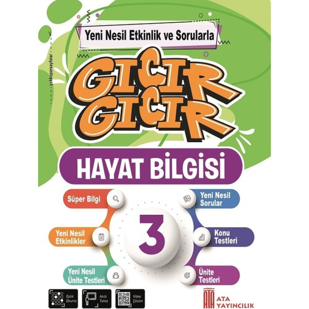 Ata Yayıncılık 3. Sınıf Gıcır Gıcır Hayat Bilgisi Kaynak Kitapları Fiyatı