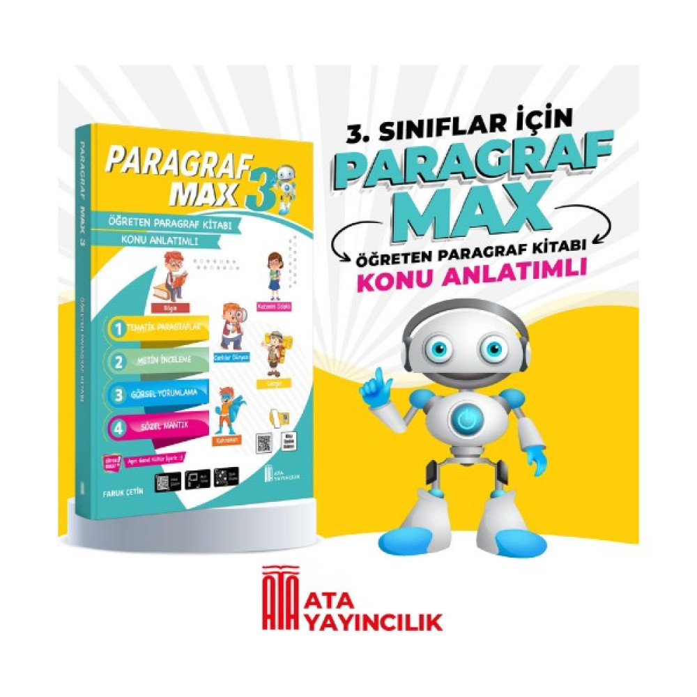 Ata Yayıncılık 3. Sınıf Paragraf Max Kaynak Kitapları Fiyatı