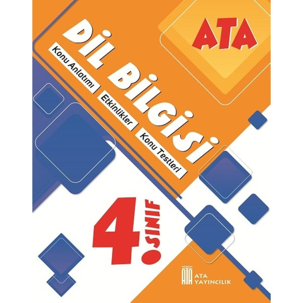 Ata Yayıncılık 4. Sınıf Dil Bilgisi Türkçe Fiyatı