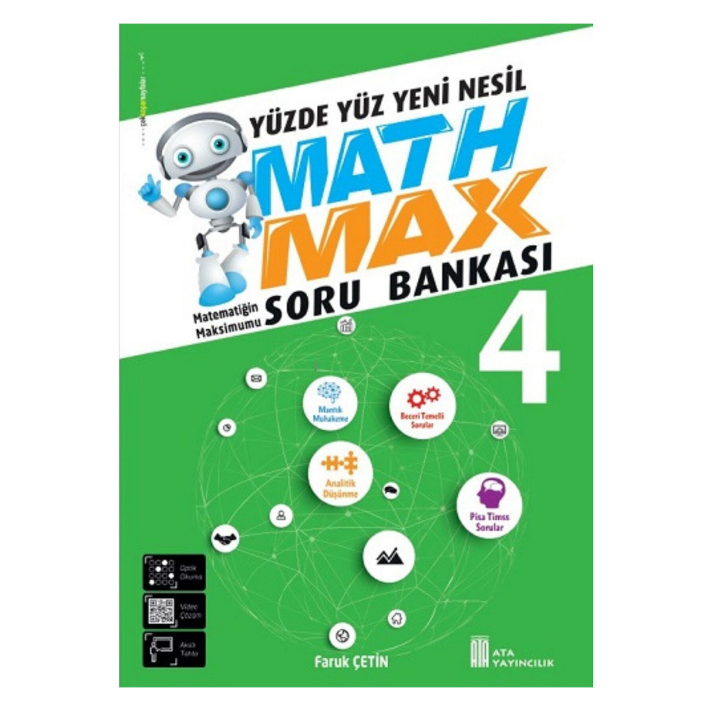 Ata Yayıncılık 4. Sınıf Math Max Soru Bankası Yardımcı Kitaplar Fiyatı
