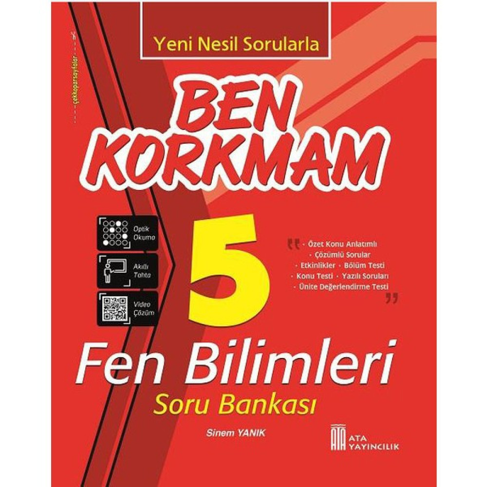 Ata Yayıncılık 5.Sınıf Ben Korkmam Fen Bilimleri - Yeni Nesil Ilaveli Fen - Bilişim ve Teknoloji Fiyatı