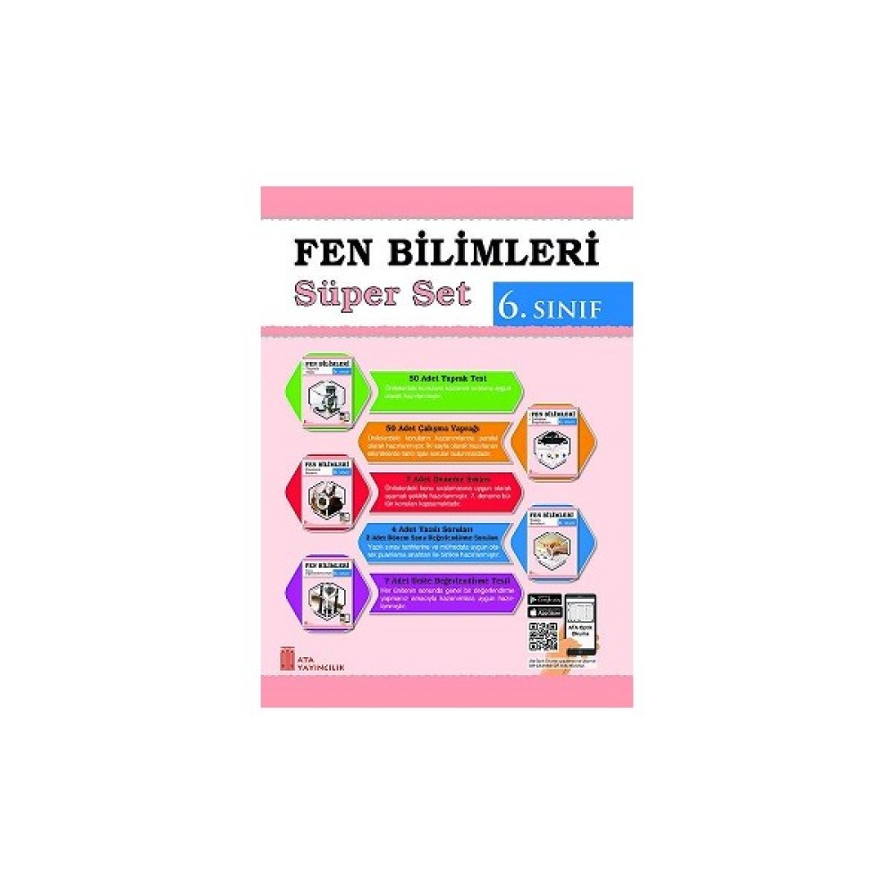 Ata Yayıncılık 6.Sınıf Fen Bilimleri Süper Set - Fen - Bilişim ve Teknoloji Fiyatı