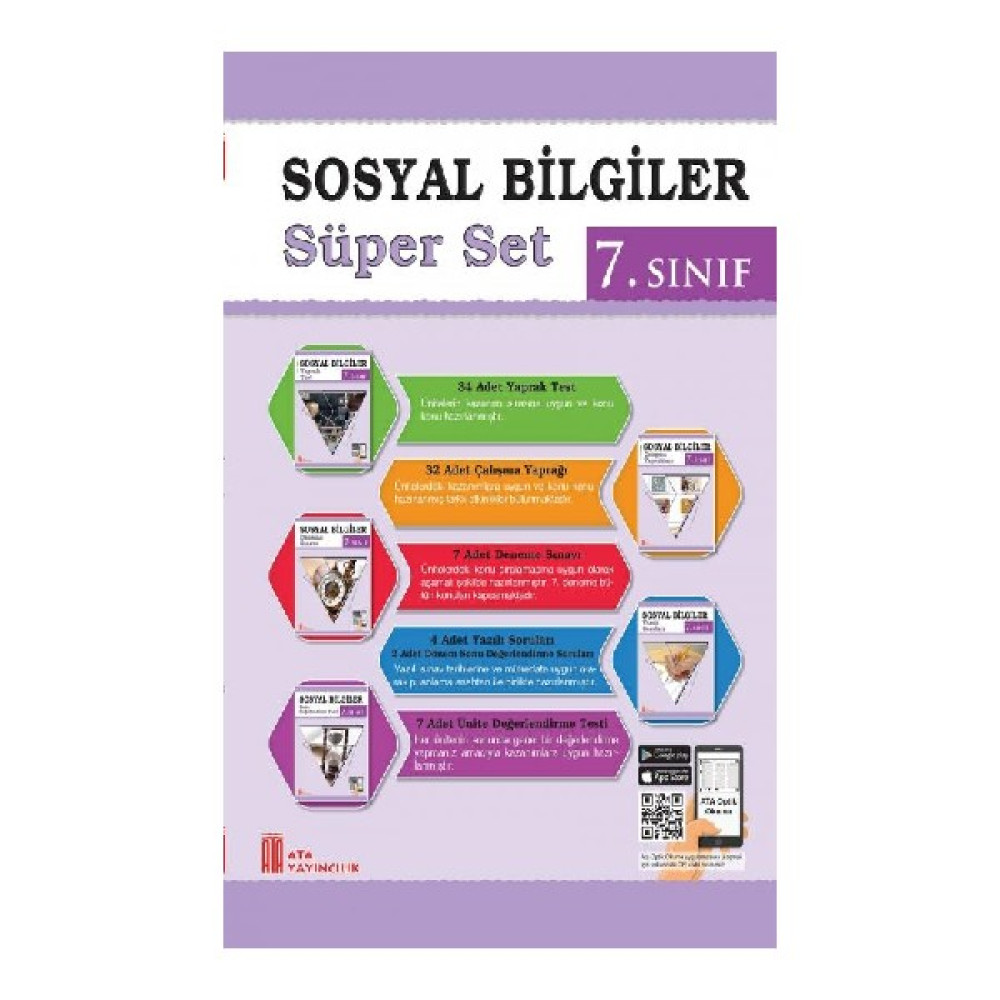 Ata Yayıncılık 7.Sınıf Sosyal Bilgiler Süper Set Yeni Müfredat Sosyal Bilgiler Fiyatı
