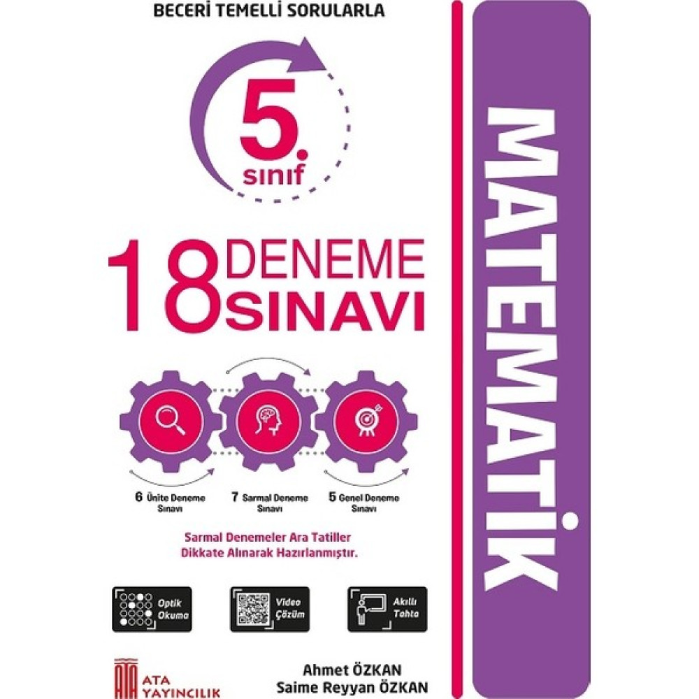 Ata Yayıncılık Yeni Nesil 5. Sınıf 18 Deneme Sınavı Matematik Matematik Fiyatı
