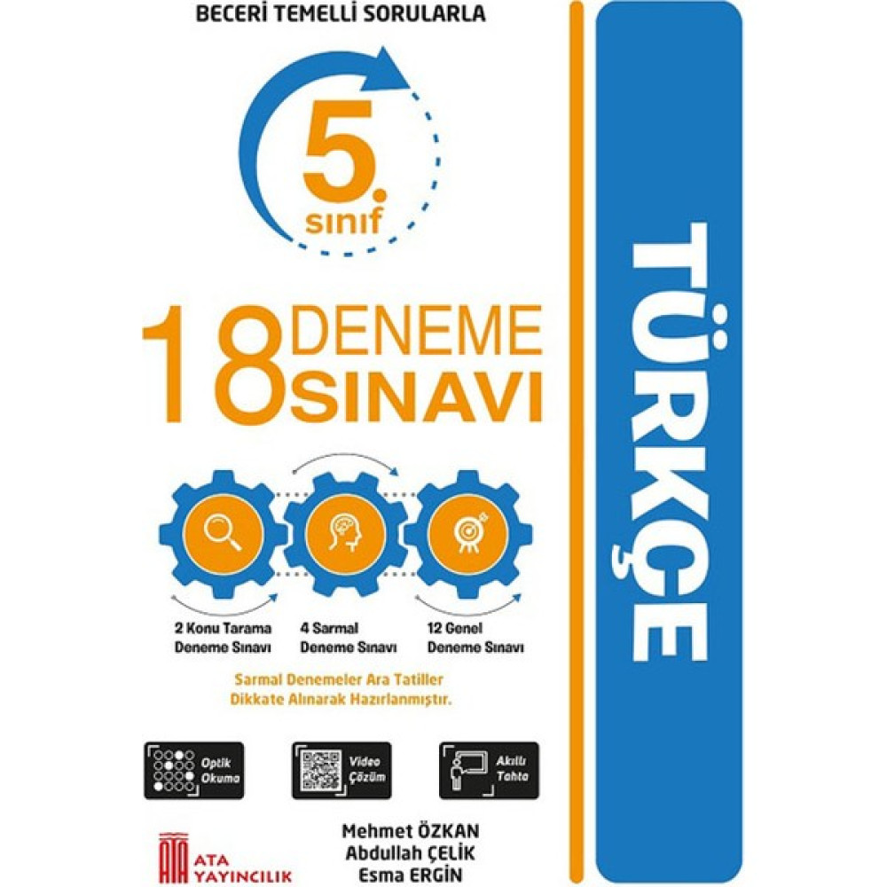 Ata Yayıncılık Yeni Nesil 5. Sınıf 18 Deneme Sınavı Türkçe Türkçe Fiyatı