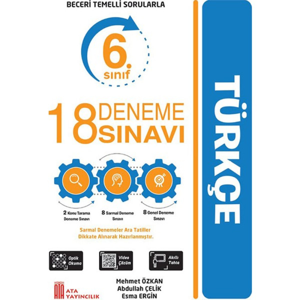 Ata Yayıncılık Yeni Nesil 6. Sınıf 18 Deneme Sınavı Türkçe Türkçe Fiyatı
