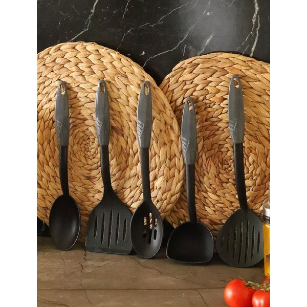 Atabey Home Bambum Pratik - 5 Parça Servis Seti Antrasit - 5 Adet Mutfak Gereçleri Fiyatı