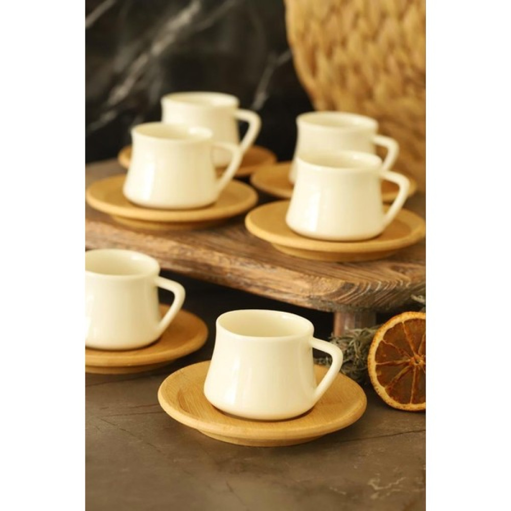 Atabey Home Bambum Rumeli - 6 Kişilik Kahve Fincan Takımı Fincan / Bardak / Kahve Takımı Fiyatı