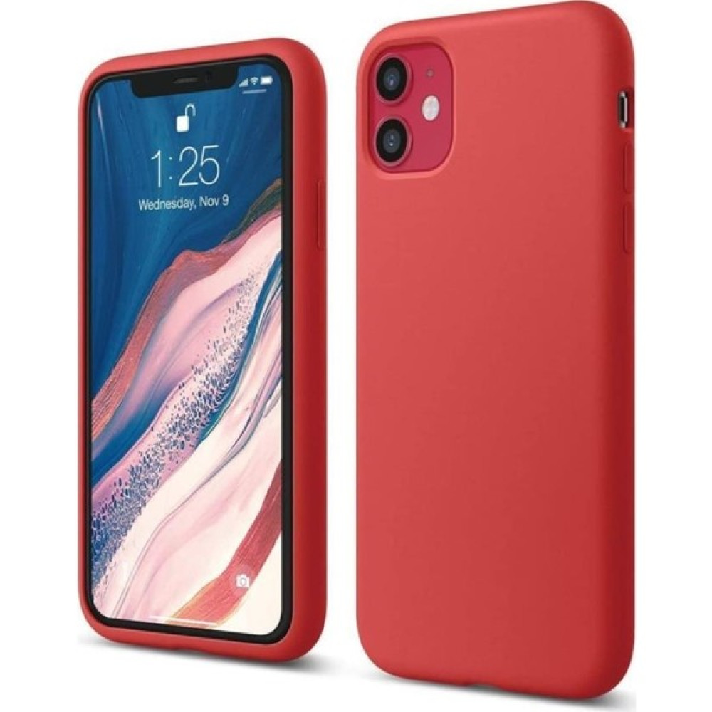 Atalay Apple iPhone 11 Lansman Silikon Kılıf Kırmızı Cep Telefonu Kılıfı Fiyatı