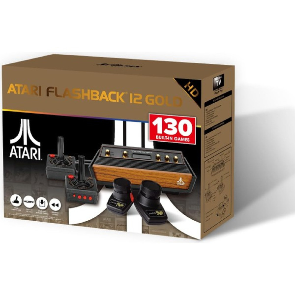 Atari Flashback 12 Gold Hd Oyun Konsolu 130 Oyun Oyun Konsolları Fiyatı