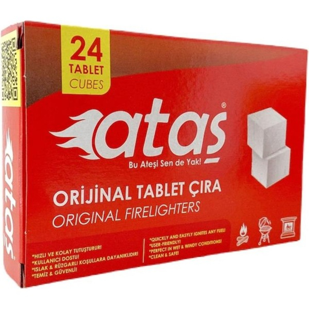 Ataş 24 Parça Tablet Çıra Tutuşturucu Kamp Mutfağı Fiyatı