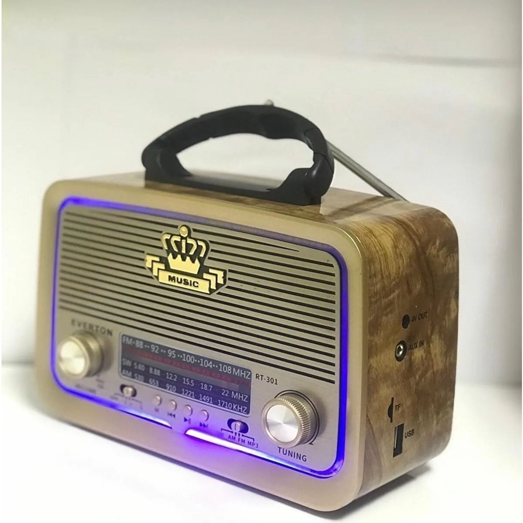 Ataşbey 301 Nostaljik Ahşap/kahve Usb-Tf Bluetooth 3 Band Klasik Radyo - Kahverengi Diğer Fiyatı