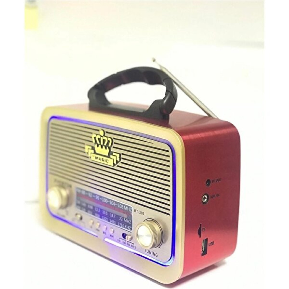 Ataşbey RT-301 Kırmızı Nostaljik Görünümlü Bluetoothlu Mp3 Çalar Radyo Müzik Kutusu Alarmlı Saatler & Radyolar Fiyatı