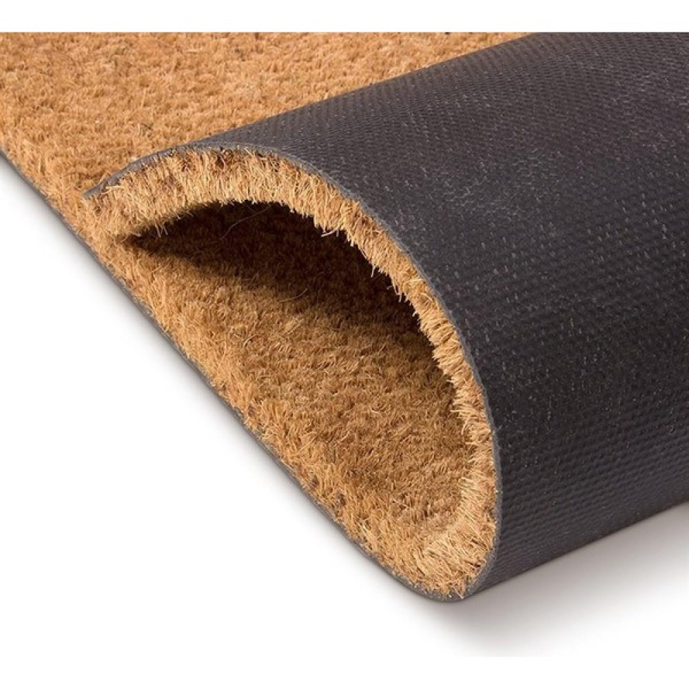 Atasoy Zemin Koko Paspas Kapı Önü Kaliteli Kaymaz Pvc Taban Coco Paspas 40 x 60 cm - Açık Kahve Paspas Fiyatı