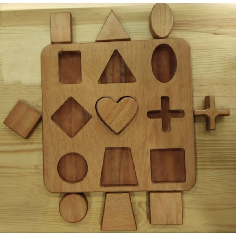 Atata Kids Ahşap Geometrik Şekilli Bul Tak Bebek Oyuncakları Fiyatı