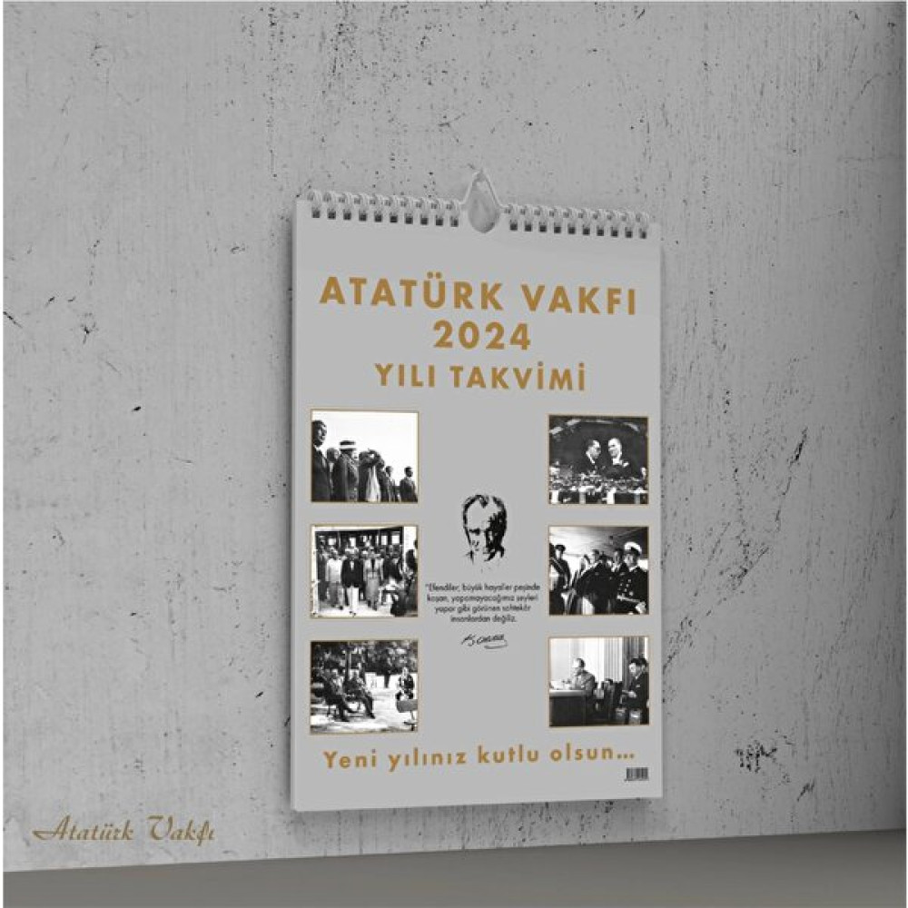 Atatürk Vakfı Yayınevi Atatürk Vakfı 2024 Duvar Takvimi Takvim Fiyatı