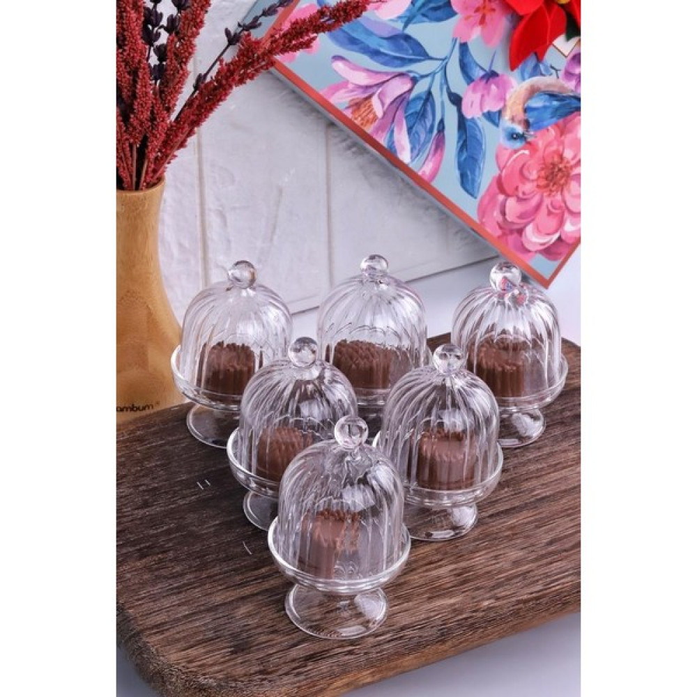 Atby Home Bambum Cemille -6lı Kahve Yanı Lokumluk - Drajelik - Şeker Fanusu 6 Adet Kase Fiyatı