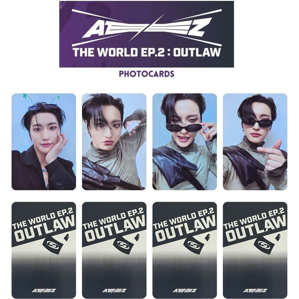 Ateez Seonghwa '' The World Ep 2 : Outlaw '' Pc Set Diğer Fiyatı