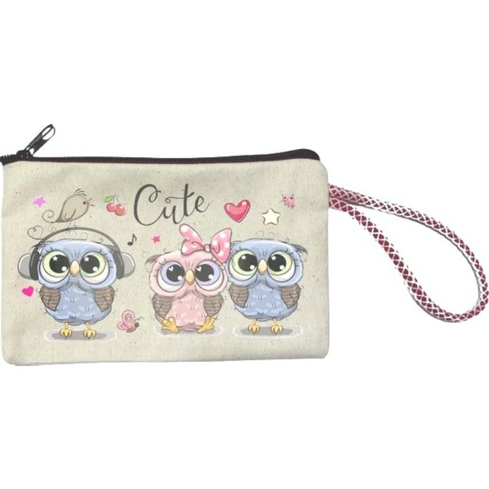 Atekder Cute Baskılı Ham Bez Cüzdan 18X12 Cm. Bayan Cüzdan Fiyatı