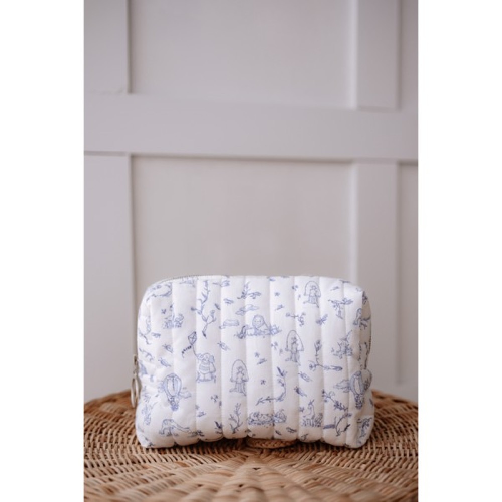 Atelier Babbi Bebek Bakım Çantası - Toile De Jouy / Mavi Oto Boyaları Fiyatı