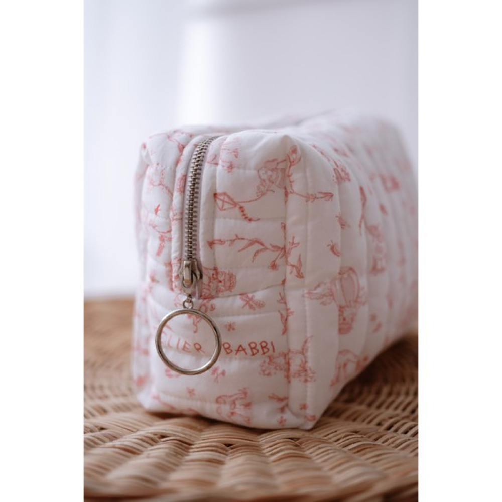 Atelier Babbi Bebek Bakım Çantası - Toile De Jouy / Pembe Oto Boyaları Fiyatı