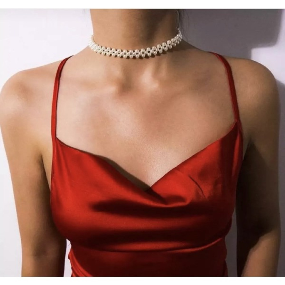 Atelier By Ece Ekru Inci Choker Kolye - Standart Bijuteri Kolye Fiyatı