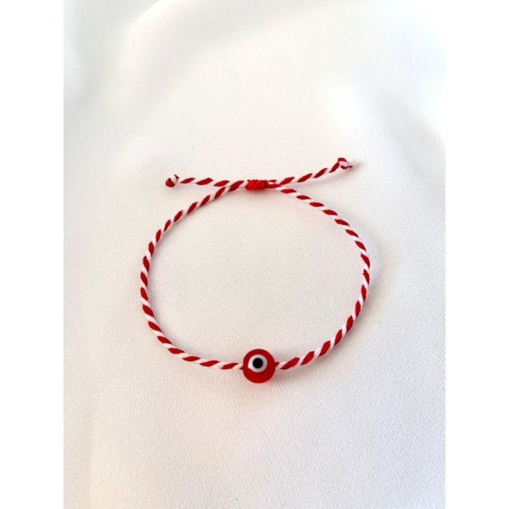 Atelier Çağla Kırmızı Cam Nazar Boncuklu Marteniçka Bileklik Saat ve Bileklik Aksesuarı Fiyatı