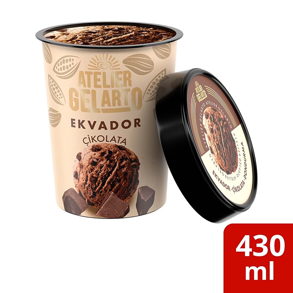 Atelier Gelarto Dondurma Ekvador Çikolata 430 ml Dondurma Fiyatı
