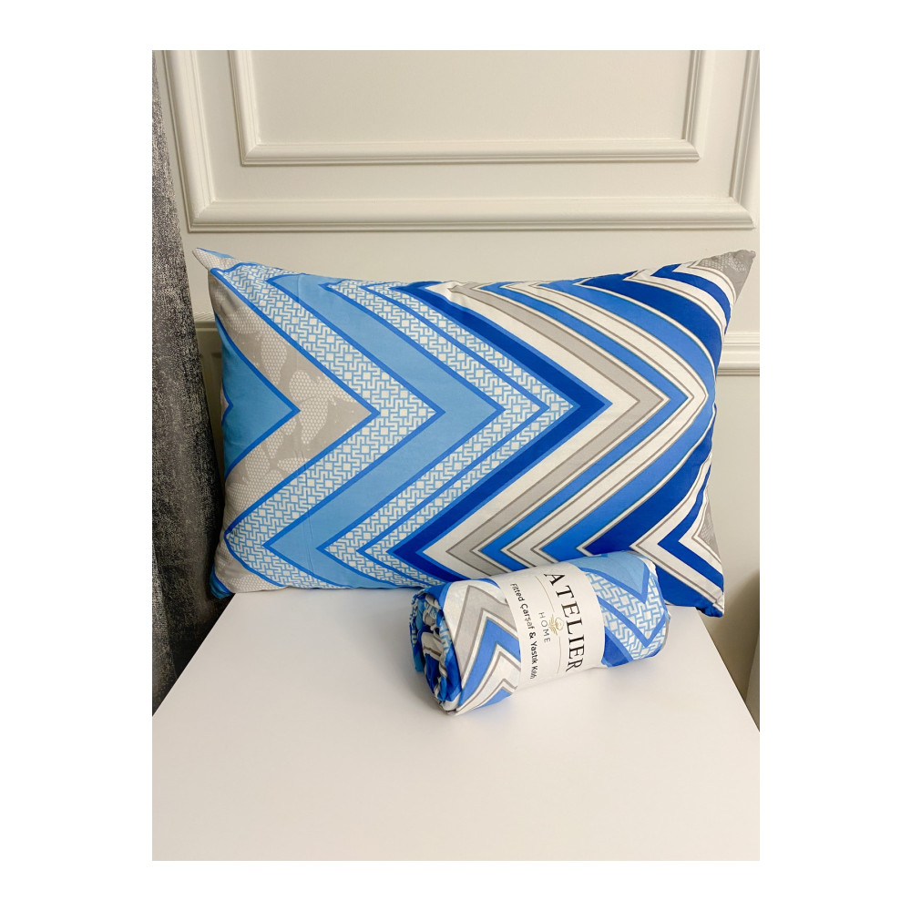 Atelier Home Tek Kişilik Ranforce Lastikli Fıtted Çarşaf + 1 Yastık Kılıfı 100 x 200 Beden Çarşaf Fiyatı