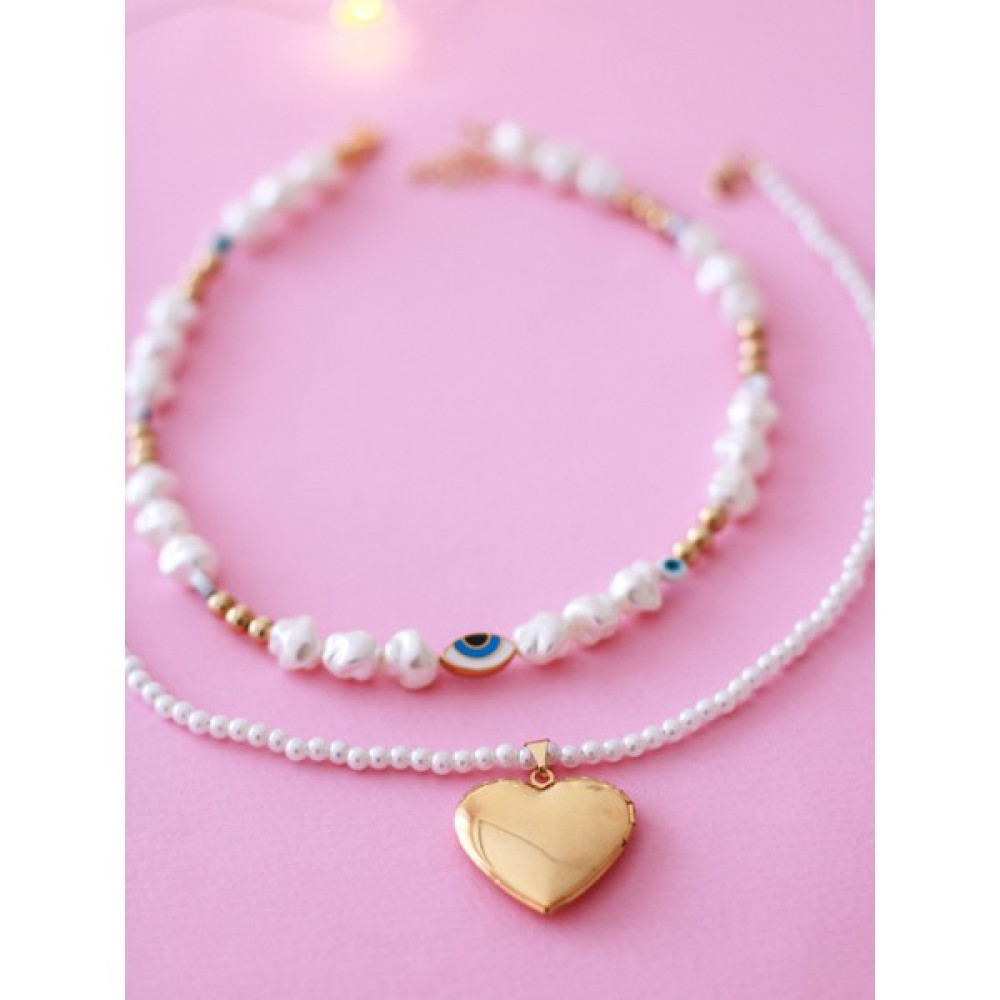 Ateliernu Jewelry Nazar Inci Kolye İnci Kolye Fiyatı