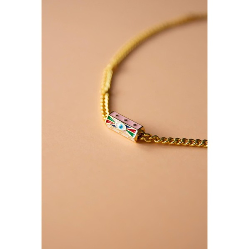 Ateliernu Jewelry Pembe Göz Kolye Bijuteri Kolye Fiyatı