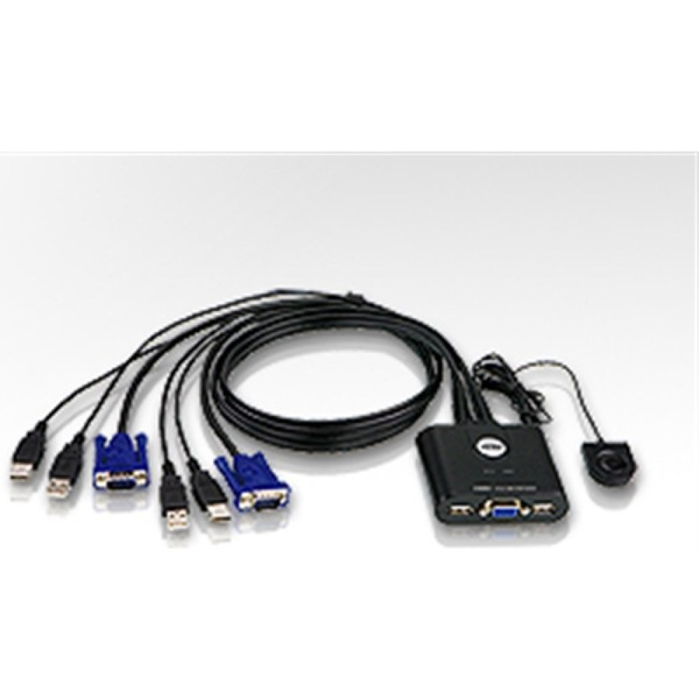 Aten 2 Port USB VGA Kvm (Keyboard/video Monitor/mouse) Switch, Masaüstü Tip, Kvm Bağlantı Kablosu Ürüne Gömülüdür 2-Port USB VGA Cable Kvm Switch W... Bilgisayar Çevirici ve Adaptörü Fiyatı