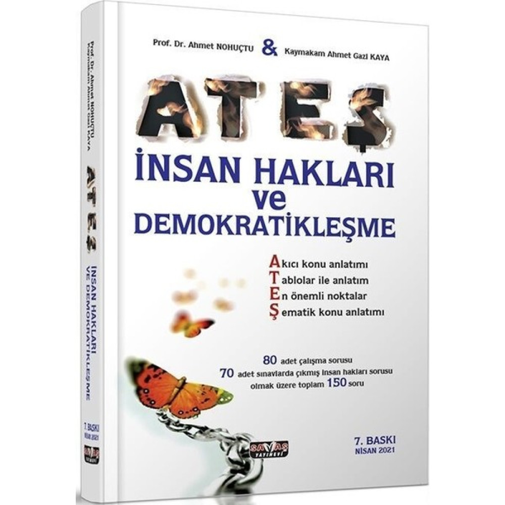 Ateş Insan Hakları ve Demokratikleşme Konu Anlatımlı - Ahmet Nohutçu İdare Hukuku Fiyatı