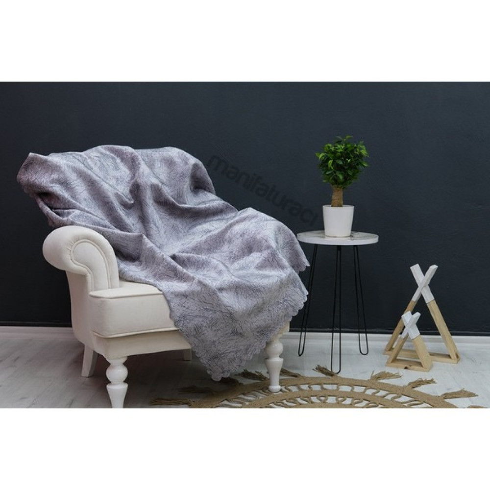 Ateş Tekstil Süngerli Koltuk-Çekyat Örtüsü / Damar Desenli Parlak ve Kaymaz Örtü - 175 x 215 cm - Gri Koltuk & Kanepe Örtüsü Fiyatı