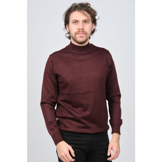 Ateş Triko 6090154 Bordo Erkek Kazak