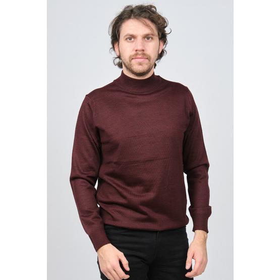 Ateş Triko 6090154 Bordo Erkek Kazak